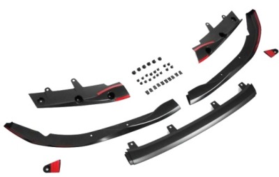 Спойлер передній performance black do bmw g22 g23 2 фото №1