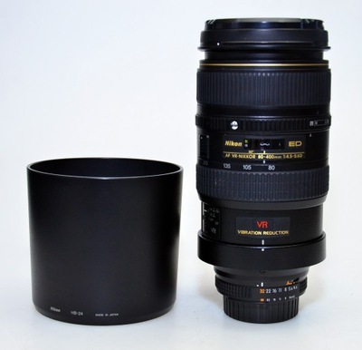 Obiektyw Nikon F AF VR Zoom-Nikkor 80-400mm f/4.5-5.6D ED