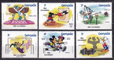 1984 Grenada bajki Disneya **