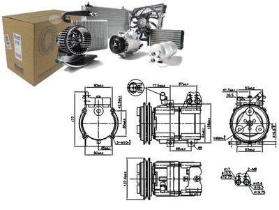 NISSENS COMPRESOR DE ACONDICIONADOR HYUNDAI H-1 H-1 / S  