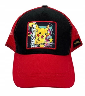 CZAPKA DASZKIEM POKEMON PIKACHU SIATKA 56