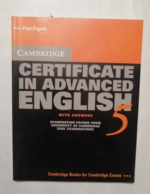 Cambridge Certificate in Advanced English 5 with Answers