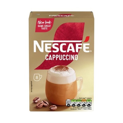 Nescafe Cappuccino - Saszetki 8szt UK