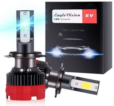 EAGLE VISION LEMPUTĖ LED H7 12000LM 60W 2 VIENETAI 