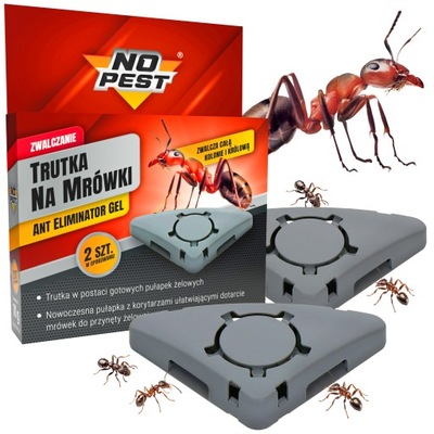 PUŁAPKA ŚRODEK ŻEL TRUTKA NA MRÓWKI FARAONA PRZECIW MRÓWKOM (2 SZT) NO PEST