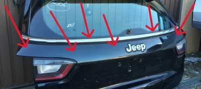 Jeep compass ii lift 20 21 22 23 молдинг хром накладка емблема фото №1