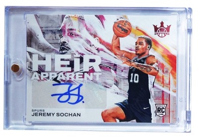 2022-23 JEREMY SOCHAN Court Kings Heir Apparent Rookie Autograf /99 Spurs