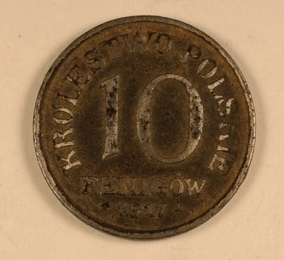 Polska 10 fenigow 1917