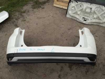 Бампер задняя renault grand scenic iv na 6 pdc 15- фото №1