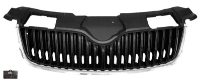 Skoda fabia roomster praktik 06- решітка радіатора передня решітка радіатора хром фото №1