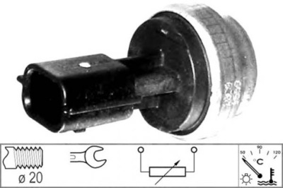 Датчик температура жидкость радиатора era 2263000q0f 226300 фото №1