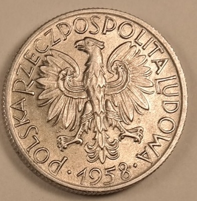 Polska 5 złotych 1958