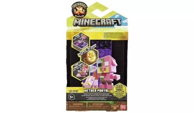 FIGURKA MINECRAFT TREASURE X PORTAL NETHER, COBI