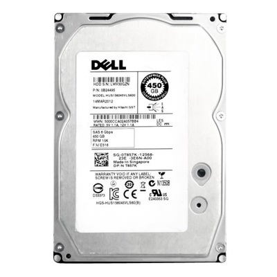 DELL 0T857K 450GB 15K SAS-2 3.5'' HUS156045VLS600