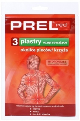 Prel Red plaster rozgrzewający 3 sztuki