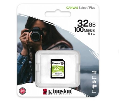 Karta SD Kingston Canvas Select Plus 32 GB