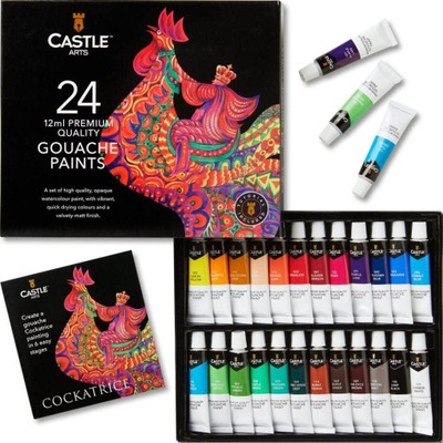 Castle Art Supplies Gouache Paints Set FARBY