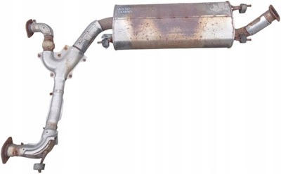 Гаситель средний труба выхлопная выхлоп infiniti qx80 фото №1