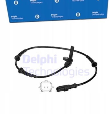 Датчик, скорость вращательная колеса delphi ss20365 фото №1