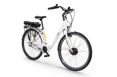 Rower elektryczny Ecobike Basic Nexus biały rama 17 cali