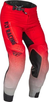 PANTALONES APAGADO ROAD FLY RACING EVOLUTION DST COLOR CZERWONY/SZARY, TAMAÑO 36  