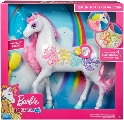 Mattel Barbie Jednorożec Magiczne Włosy GFH60