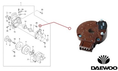 MÓDULO DE ARRANQUE DAEWOO OE TD024B01301  