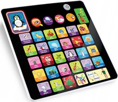 SMILY PLAY EDUKACYJNY TABLET ALFABET LITERKI SP83811