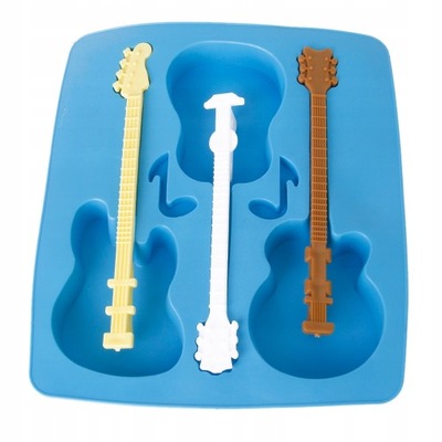 Gitara Ice Cube Tray Jelly Chocolate Mydło