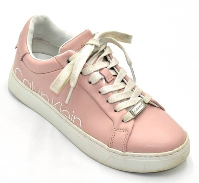 Calvin Klein Cupsole Lace Up Logo TRAMPKI damskie 37