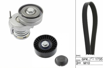 Набір ремінь поліклиновий 529 0505 10 ina фото №1