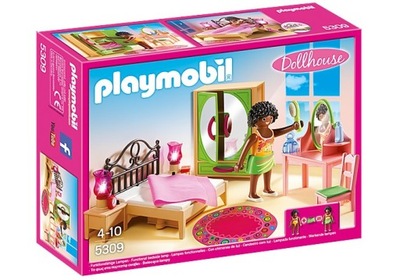 Playmobil Dollhouse - Przytulny Salon z Kominkiem i Ruchomymi Elementami, Zabawki Konstrukcyjne dla Dzieci 4+