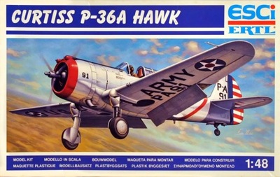 Curtiss P-36A Hawk ESCI/ERTL 4101 skala 1/48