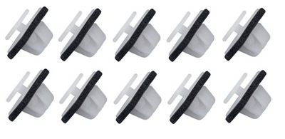 10x клипсы накладки пороговые пороги hyundai sonata -05 фото №1