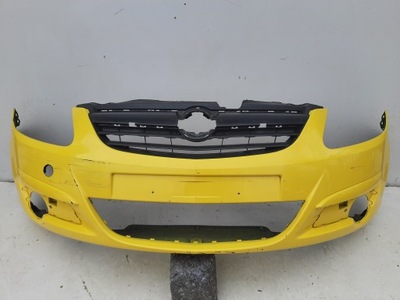 Opel corsa d бампер передний решётка радиатора оригинал! фото №1