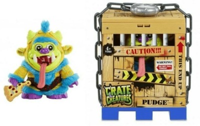 Crate Creatures Interaktywny stworek Pudge klatka