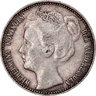 Moneta, Holandia, Wilhelmina I, Gulden, 1898, Utre