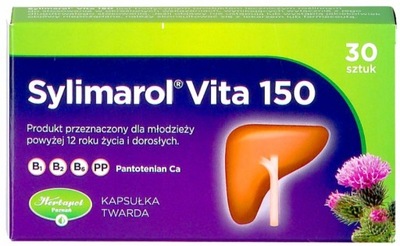 Sylimarol Vita lek na wątrobę 150 30 kapsułek