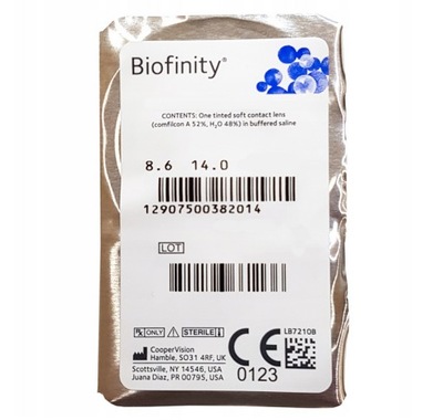 Soczewki kontaktowe BIOFINITY 1 szt. MOC -4.50