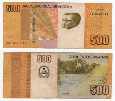 ANGOLA 2012 500 KWANZAS