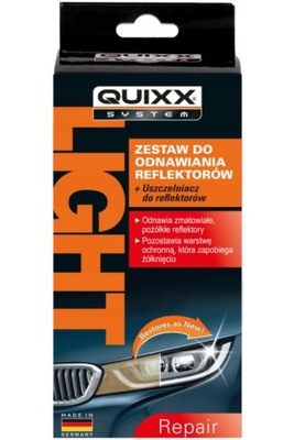 Profesjonalny zestaw do renowacji odnowy reflektorów QUIXX