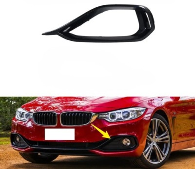 Молдинг czarna решётки рамка защита заглушка bmw 4 f32 f33 f36 sportline левая фото №1