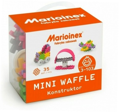 Mini Waffle 35 elementów Konstruktor dziewczynka