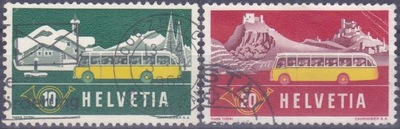 SZWAJCARIA - seria kasowana z 1953 r. X 388 A.