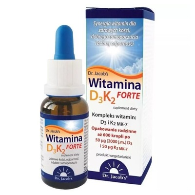 Dr. Jacobs witamina D3+K2 MK7 forte 20ml