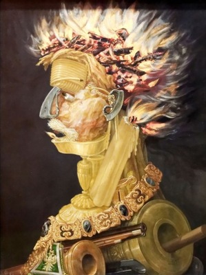 Giuseppe Arcimboldo - Ogień - 80x60