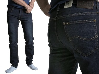 LEE DAREN proste spodnie jeans ZIP W30 L32