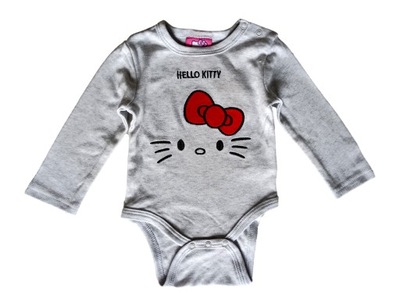 HELLO KITTY cudne mięciutkie body bielizna *68