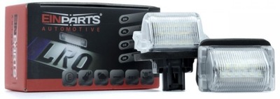 Led ліхтарі номерного знака x2 einparts 6000k mazda 5 cx-9 фото №1