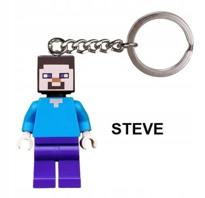 LEGO Minecraft breloczek brelok Steve DIY